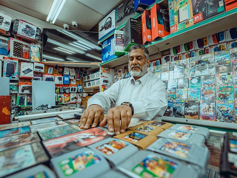 Sun Light Electronics Shop in Abu Dhabi. For almost 35 years, it has been a hotspot for youths looking to spend their Eidiyah. Photo: Abu Dhabi Culture