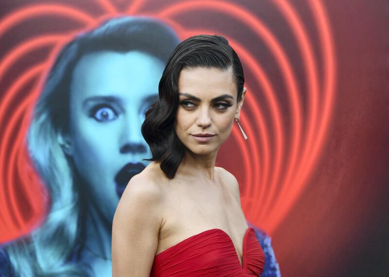 Ukrainian actress Mila Kunis arrives for the premiere Of Lionsgate's "The Spy Who Dumped Me" at the Fox Village Theater in Los Angeles, California on July 25, 2018. / AFP PHOTO / Mark RALSTON