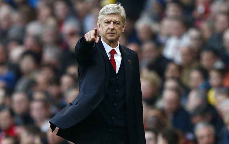 Arsene Wenger and Arsenal are fourth in the Premier League. Eddie Keogh / Reuters  