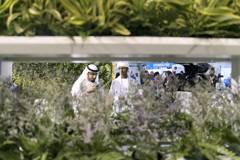 ABU DHABI, UNITED ARAB EMIRATES - JANUARY 14, 2019.

Climate Innovation Exchange, CLIX - a World Future Energy Summit initiative - and a platform that is hosted by the Ministry of Climate Change and Environment, MOCCAE, during the Abu Dhabi Sustainability Week 2019.

Under the theme of ���Industry Convergence: Accelerating Sustainable Development���, ADSW 2019 will explore how industries are responding to the digital transformation underway in the global economy, which in turn is giving rise to new opportunities to address global sustainability challenges.

(Photo by Reem Mohammed/The National)

Reporter: 
Section:  NA