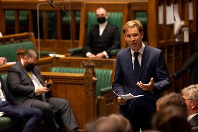 MP Tobias Ellwood said the infiltration of a payroll system for the Ministry of Defence pointed to China. AFP 