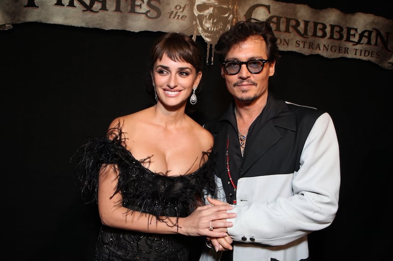 Depp and his 'Pirates of the Caribbean' co-star Penelope Cruz. Photo: Eric Charbonneau / WireImage