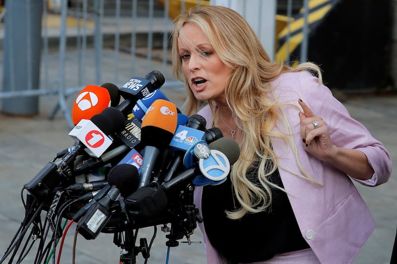 Stormy Daniels, whose real name is Stephanie Clifford, in 2018. Reuters