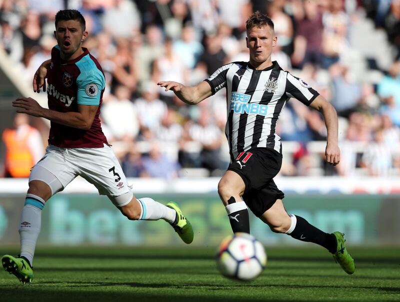 Right midfield: Matt Ritchie (Newcastle United) – Played a part in two goals and showed the class of his delivery from the right flank to earn Newcastle their first win of the season. Scott Heppell / Reuters