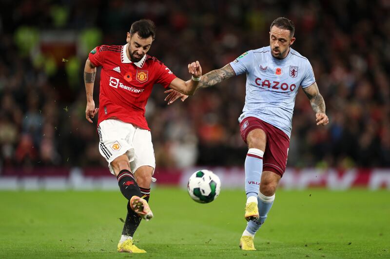 Danny Ings - 5, Struggled to have much of an attacking impact at all, partly due to a lack of service, but made a good defensive header to stop Dalot getting a clear attempt on goal. Getty Images