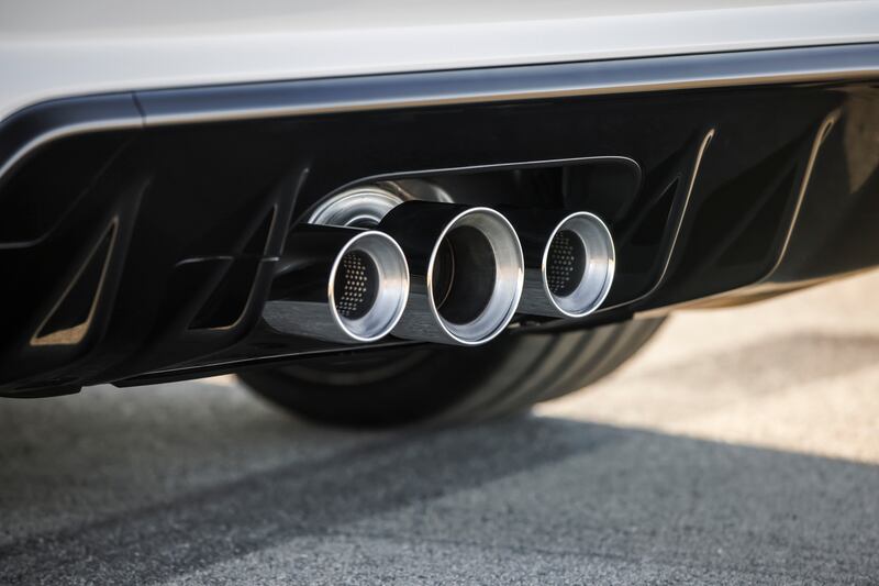 The Type R's exhaust set-up