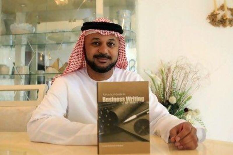 Khaled Mohamed Al Maskari’s book is aimed at graduates who are entering the job market. Ravindranath K / The National