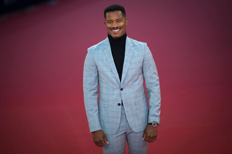 Nate Parker poses on the red carpet of the 45th Deauville American Film Festival on September 9, 2019. AFP