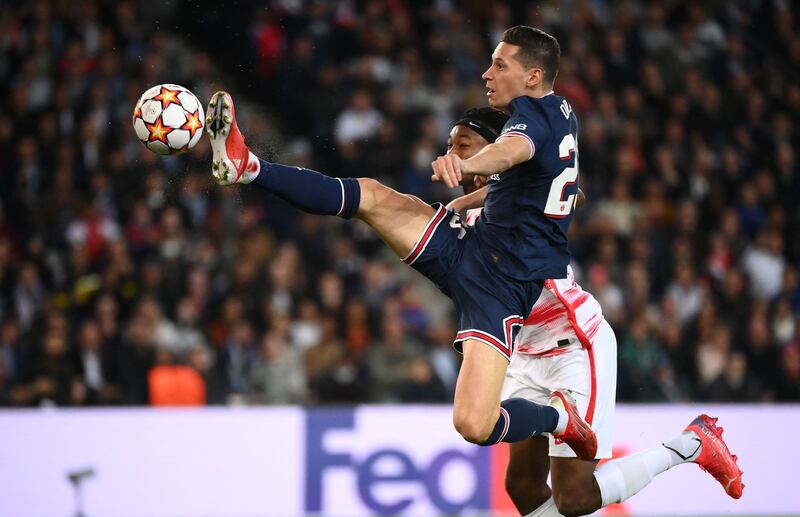 Julian Draxler - 6: German attacker in for the injured Neymar and volleyed first-time effort over bar in first 10 minutes. Supplied pass for Mbappe opener. AFP