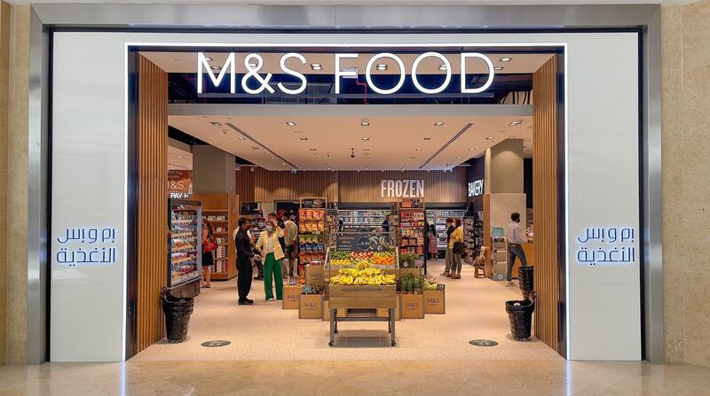 Marks & Spencer food hall at the Yas Mall store has been expanded and revamped.
