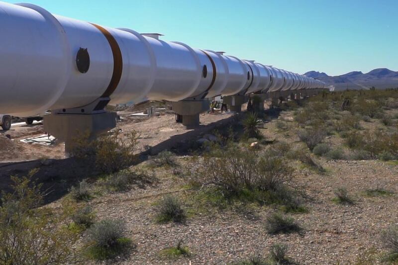 Virgin Hyperloop One and Saudi Arabia said they are deepening a collaboration exploring the potential for a hyperloop transport system that would dramatically shrink journey times across the kingdom. Courtesy Virgin Hyperloop One.