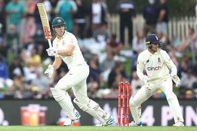 Cameron Green struck 74 to help Australia into a strong position at the end of Day 1. Getty Images