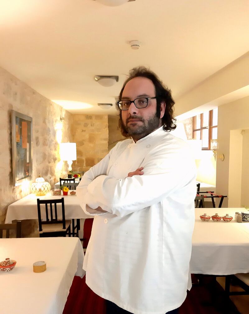 Chef Fadi Kattan owns and operates the Hosh Al Syrian guesthouse in Bethlehem. Courtesy Fadi Kattan. 