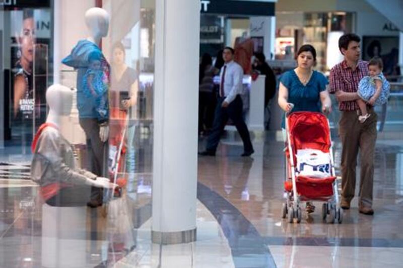 Abu Dhabi, United Arab Emirates, January 3, 2013: 
Shoppers go about their business at the Al Wahda Mall in Abu Dhabi on Thursday, Jan. 3, 2013.  The mall recently opened a large extension. 
Silvia Razgova/The National

