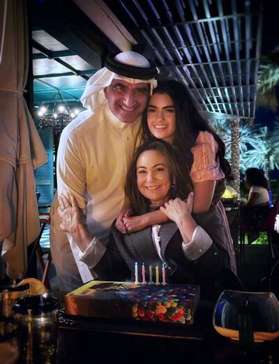 Yacoub with her father Yasser Ibrahim Yacoub and mother Christy Lee Burton. Photo: Yugen Group