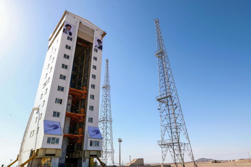 The rocket was carrying the Zafar communications satellite.  EPA
