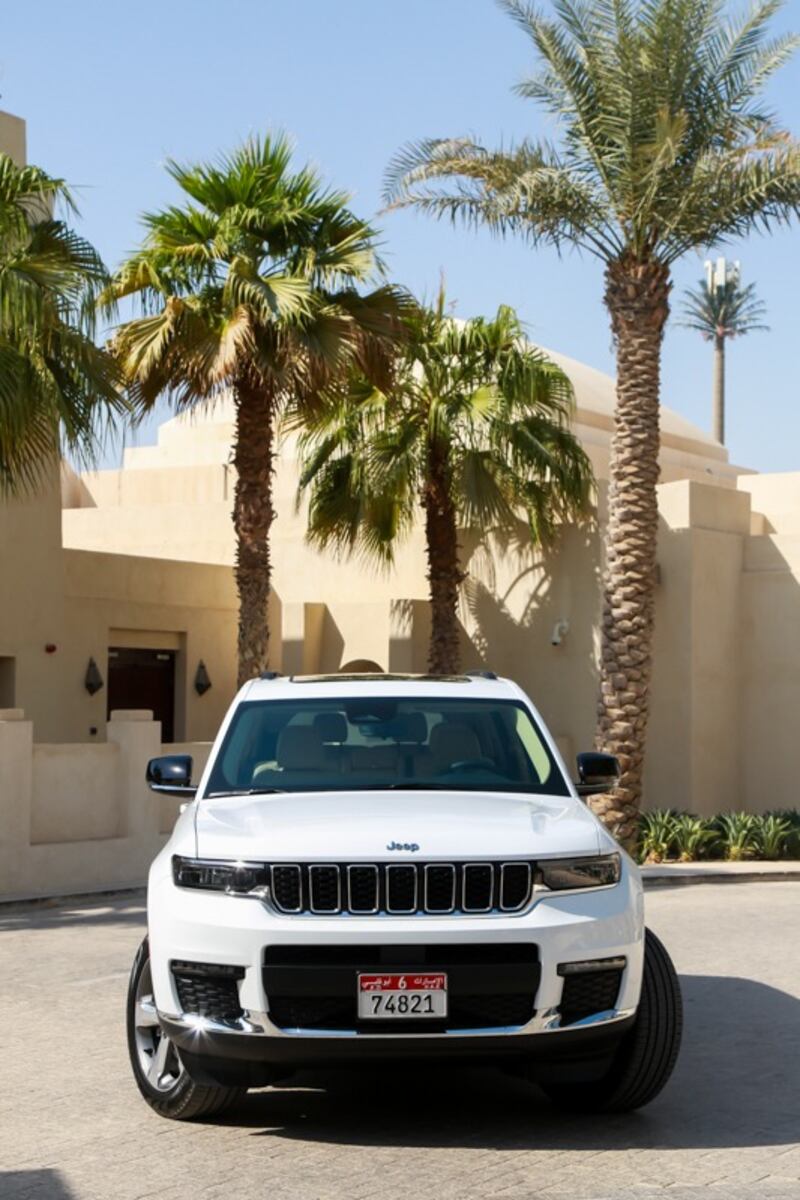 The Grand Cherokee retains its distinctive grille