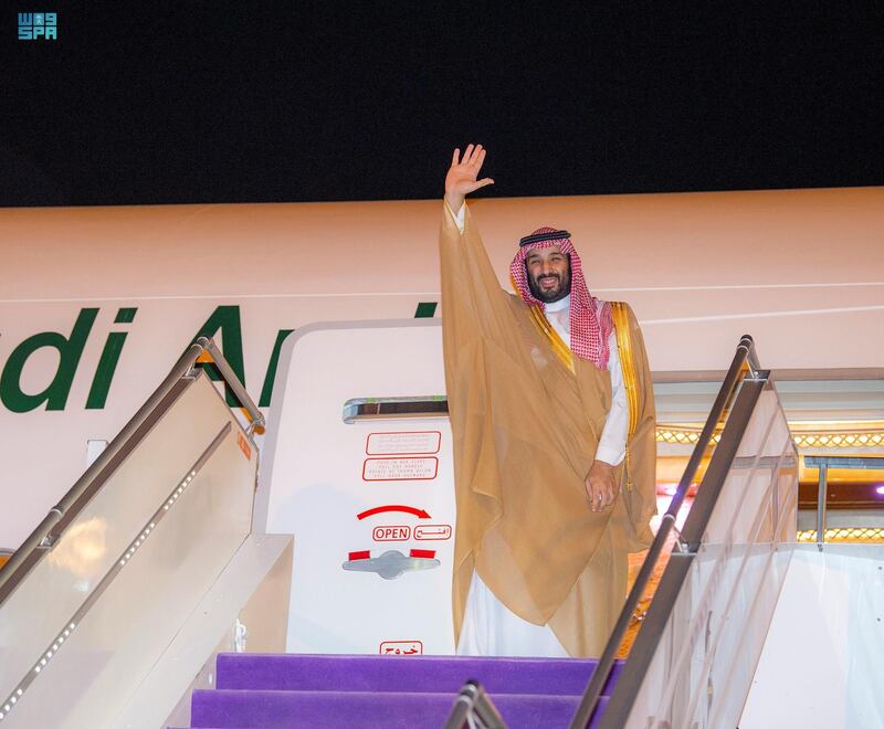Mohammed bin Salman, Crown Prince of Saudi Arabia, visits Quba Mosque and performs two rak’ahs. All photos: SPA