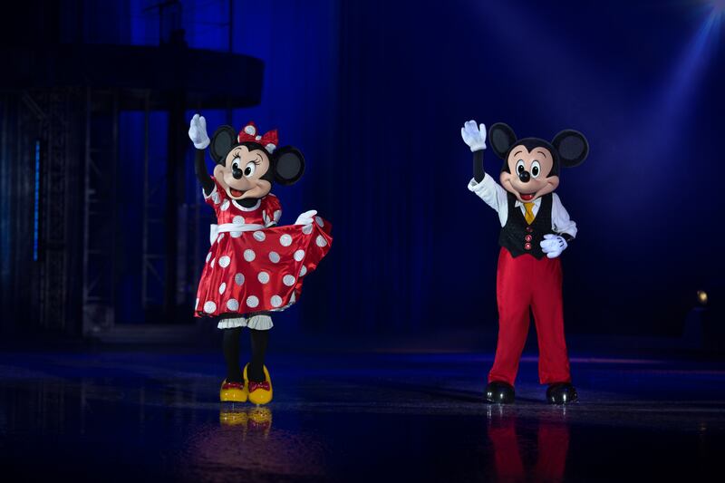 As part of 'Disney on Ice presents Mickey and Friends', Mickey Mouse is joined by Minnie Mouse, Donald Duck and Goofy in discovering his favorite memory of all time. Photo: Disney on Ice
