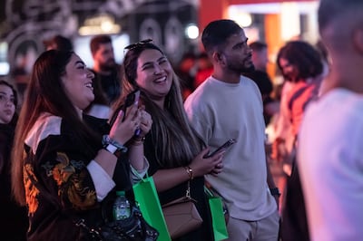 Bred Abu Dhabi welcomed a diverse crowd at Yas Bay. Antonie Robertson/The National