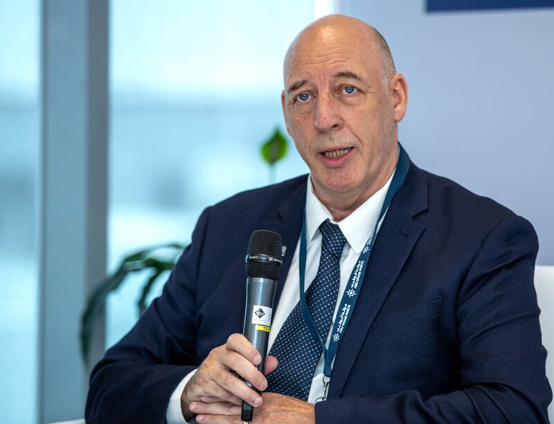 Robert Sutton, head of the logistics cluster at Abu Dhabi Ports, says the Hope consortium has administered more than 4.6 million vaccine doses around the world.