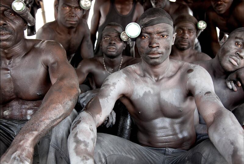 Boys and men enslaved in illegal gold mining in Ghana. Lisa Kristine