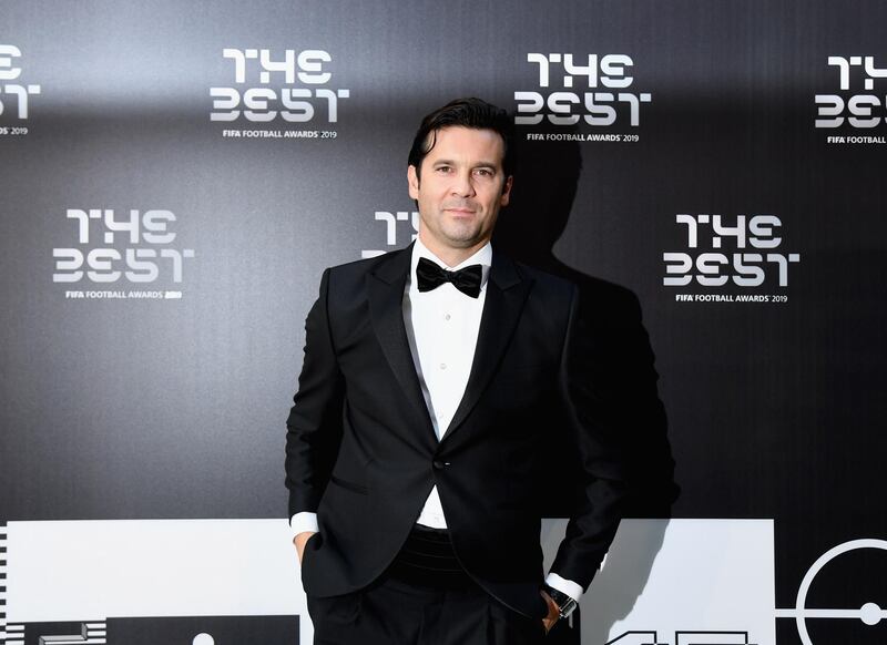 Santiago Solari attends The Best FIFA Football Awards 2019. Getty Images