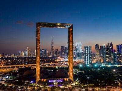 Dubai Frame is one of several landmarks that ChatGPT's suggests tourists should visit. Photo: DTCM