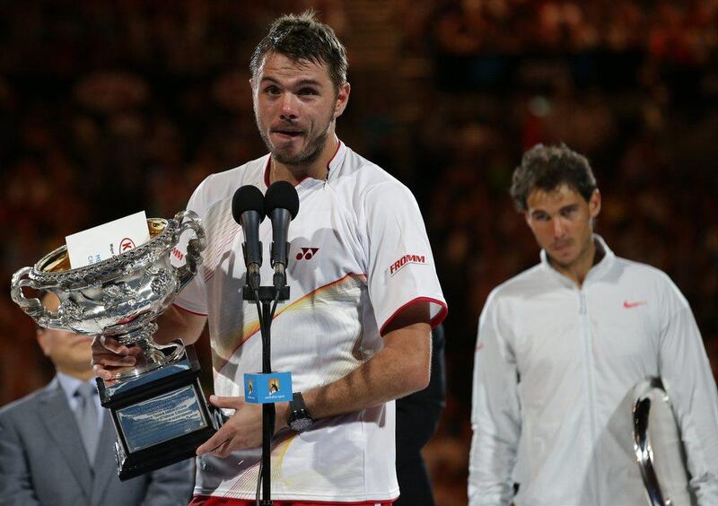 Swiss Stanislas Wawrinka won his first Grand Slam final on Sunday. Aaron Favila / AP