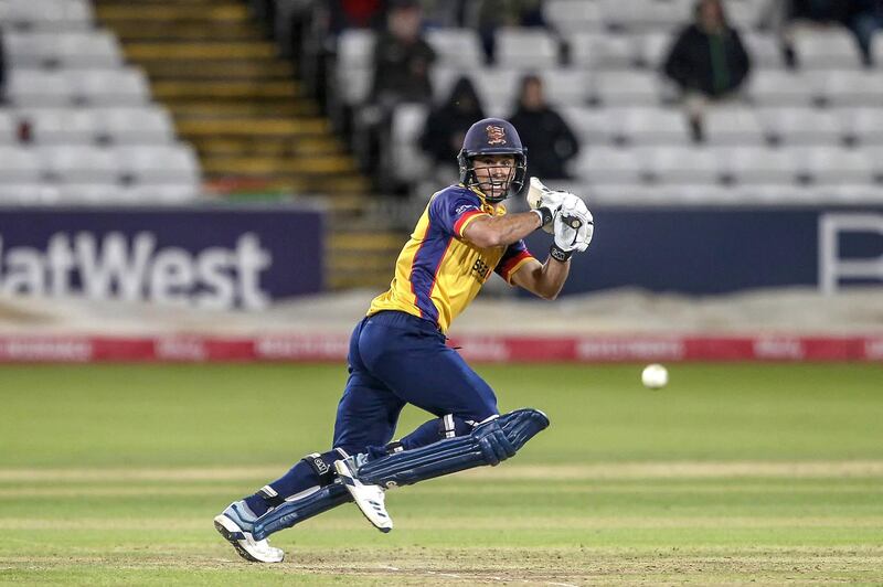 Ryan ten Doeschate of Essex Eagles batting during the Vitality Blast T20 match between Lancashire and Essex at Emirates Riverside, Chester le Street on Wednesday 4th September 2019. (Photo by Mark Fletcher/MI News/NurPhoto via Getty Images)