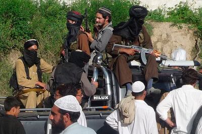 A file image of Pakistani Taliban fighters in 2009. Reuters