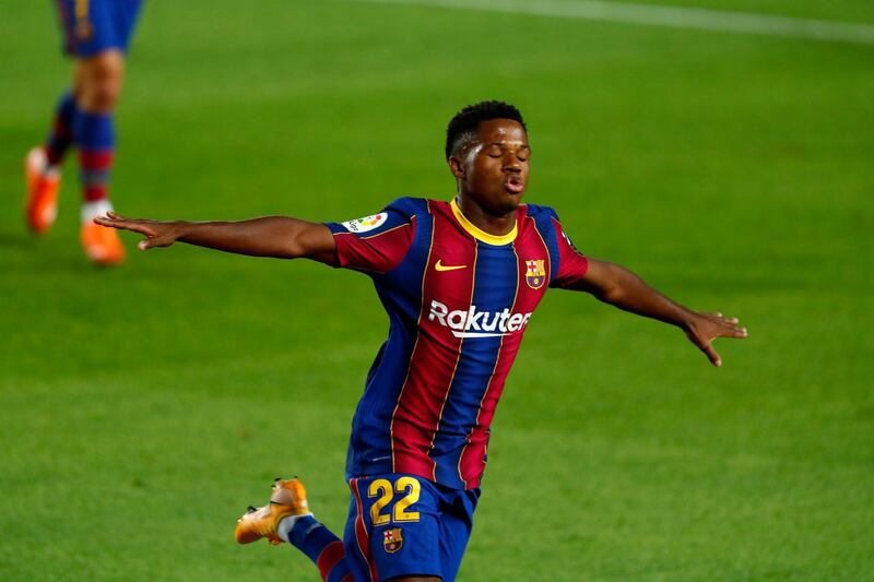 Ansu Fati – 9, The 17-year-old was sensational. He broke the deadlock with an unstoppable finish that ended in the top right corner following Jordi Alba’s cut back. He netted a second four minutes later when he converted Coutinho’s pass, and was then brought down by Mario Gaspar before the break. Quick, lively, and full of invention. Luis who? AP