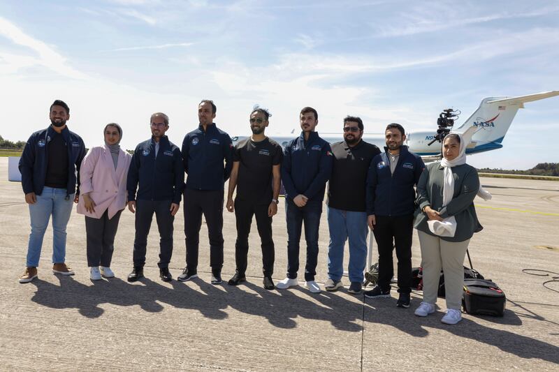 Dr Al Neyadi is being supported by his colleagues at the Mohammed bin Rashid Space Centre, many who are attending the launch in Florida. Photo: Mbrsc