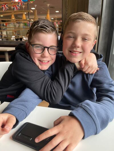 Hannah Taundry's sons Harry, 11, and Noah, 8, had been looking forward to their summer holiday in Bulgaria. Photo: Hannah Taundry