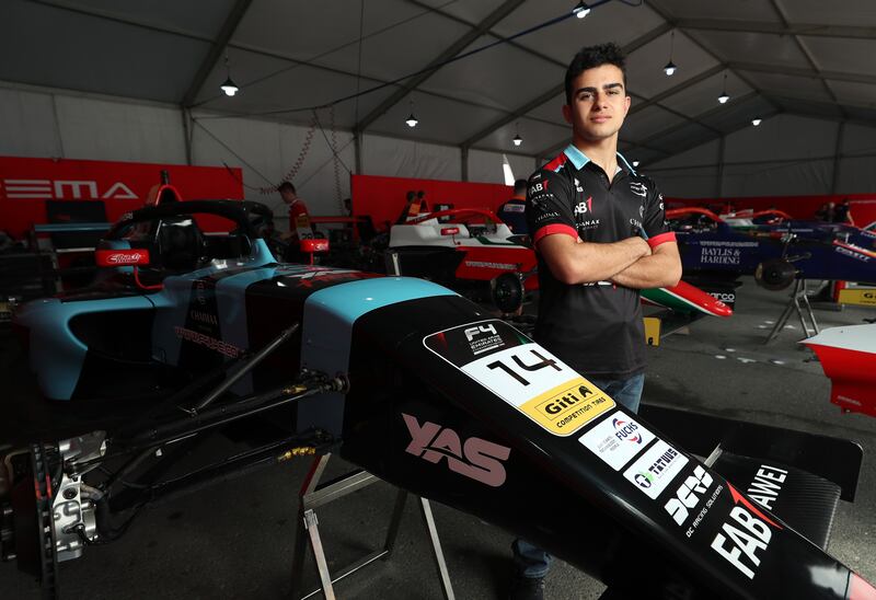 UAE's Rashid Al Dhaheri prepares for a new season in racing at the Dubai Autodrome.