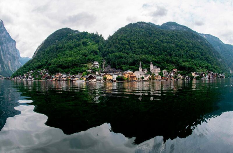 Let it go - Frozen fans have done exactly that in Hallstatt as fans stay away from the Austrian alpine region thanks to travel restrictions in place due to Covid-19.  AFP