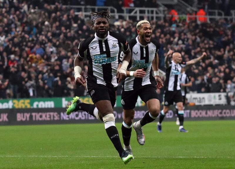 Allan Saint-Maximin - 8: Brilliant right-footed finish on the stretch to put side ahead after seven minutes. Missed sitter just after half-time after fine Krafth run and cross, then forced good save from De Gea from low strike. Limped off injured in last 10 minutes. Reuters