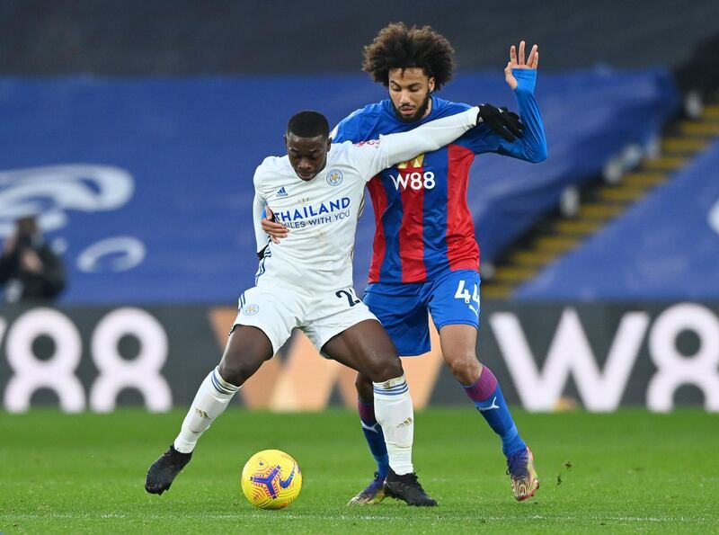 Nampalys Mendy - 7: Did well sitting alongside Choudhury in a midfield screening role in front of the defence. Always harrying the Palace midfield, tidy with the pass and a good stand-in for Wilfred Ndidi. Reuters