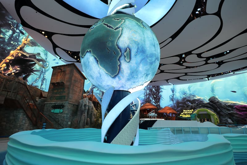 The centrepiece inside the One Ocean realm
