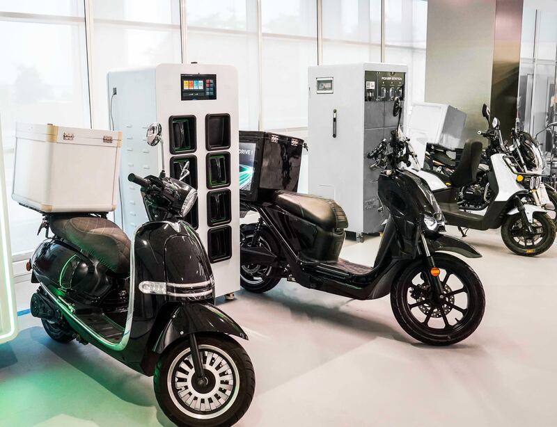 Dubai's Road and Transport Authority plans to open electric bicycle charging stations across the emirate. Photo: RTA