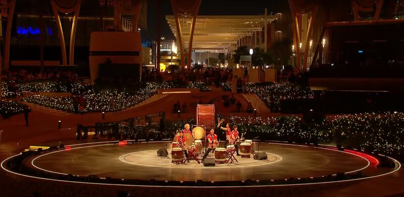 The Joji Hirota Taiko Drummers.