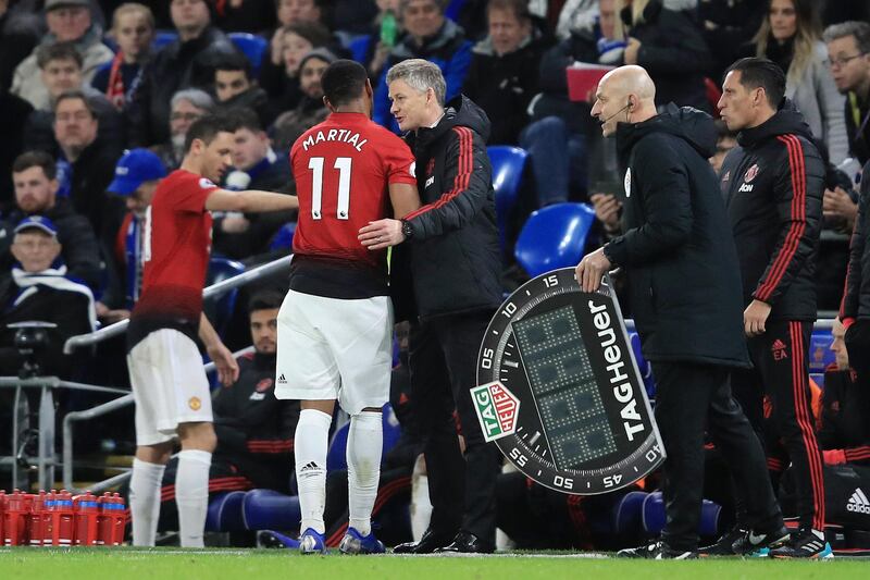 Solskjaer was under little pressure with his substitutions against Cardiff. Getty