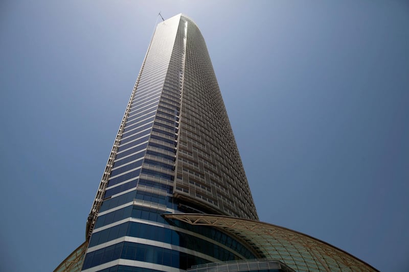 Abu Dhabi, United Arab Emirates, July 4, 2013:   The Landmark Tower in Abu Dhabi on July 4, 2013. Christopher Pike / The National