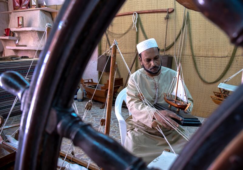 Heritage Village is also home to the Emirates Heritage Club, which hosts workshops for traditional crafts 