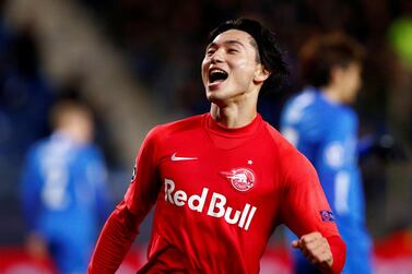 Takumi Minamino has signed for Liverpool from Salzburg. Reuters