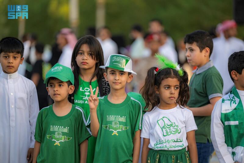 The children of Tabuk, like their counterparts in other Saudi cities, can expect a National Day of fireworks and flypasts. SPA