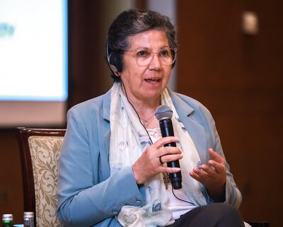 Sister Nelly Leon Correa, the president and co-founder of the Woman Standing Up Foundation in Chile, said she wants women to be seen with more respect. Victor Besa / The National
