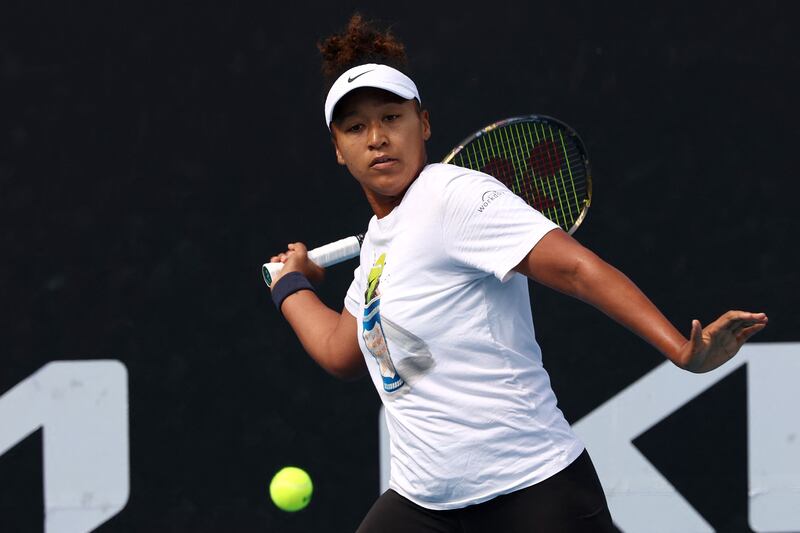 Naomi Osaka will compete in the third tournament of her comeback at the Mubadala Abu Dhabi Open. AFP
