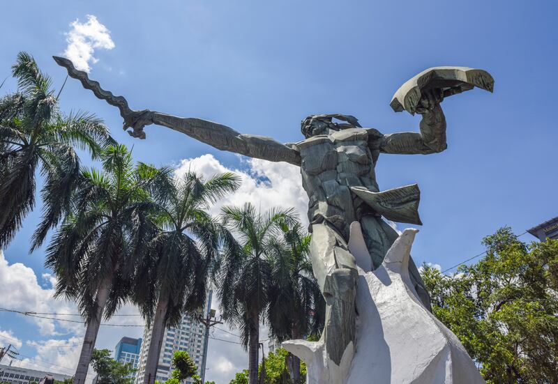 Rajah Sulayman's name can be found all around Manila, in parks and plazas, on statues, theatres and schools. Photo: Ronan O'Connell