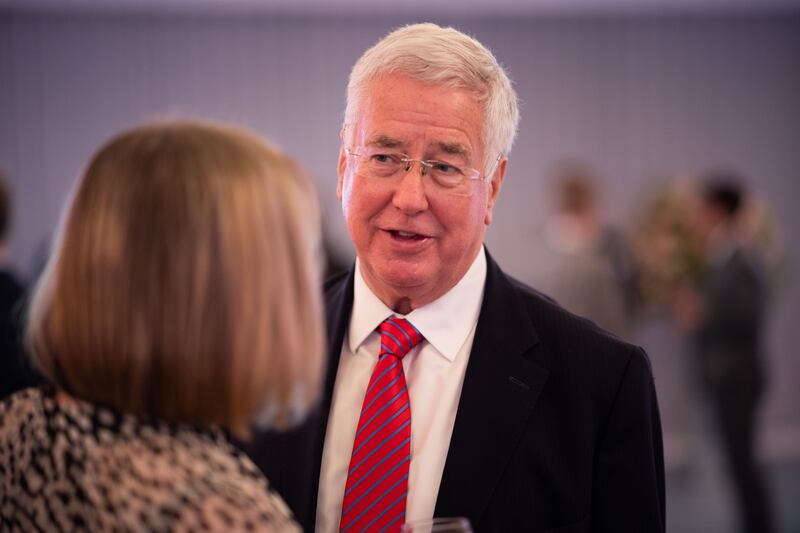 Former secretary of defence Sir Michael Fallon.